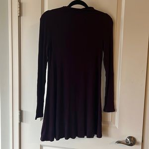 Large Plum Sweater Dress